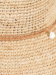 Kelis Wide Brim Hat in Tea, view 4, click to see full size