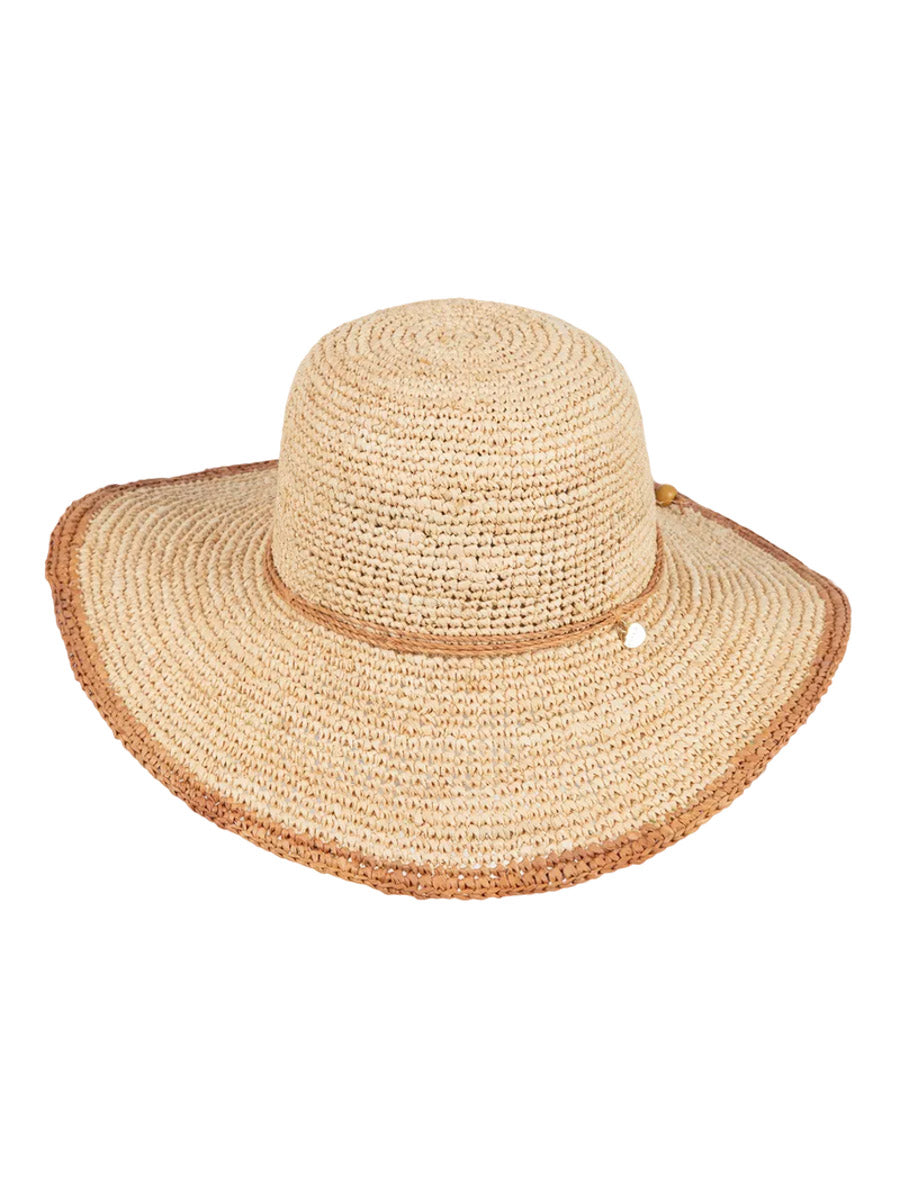 Kelis Wide Brim Hat in Tea