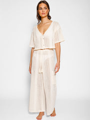 Amalfi Cargo Pants in Sand, view 3, click to see full size