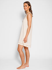 Koy Resort Capri Mini Dress in Raw, view 3, click to see full size