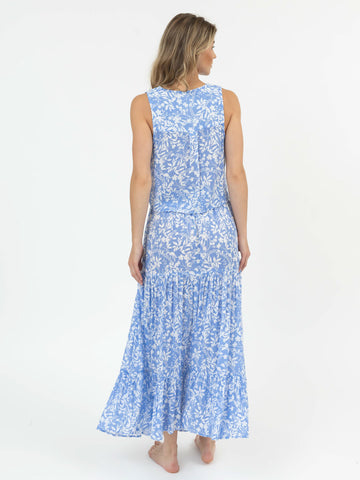 Florence Top in Florence Blue