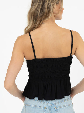 Miami Bandeau Top in Black