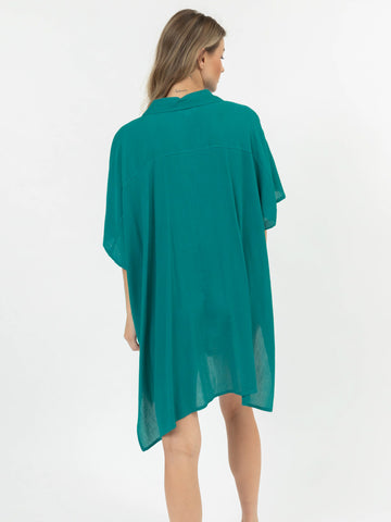 Miami Big Shirt in Teal