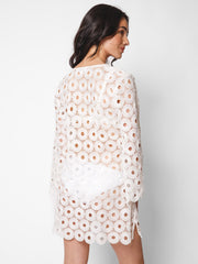 Monaco Tunic in White, view 2, click to see full size