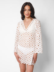 Monaco Tunic in White, view 1, click to see full size