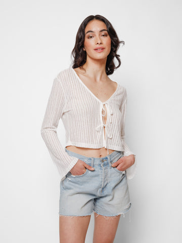 Tofino Long Sleeve Top in White