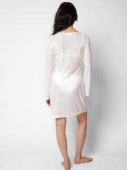 Tofino Tunic in White, view 2, click to see full size