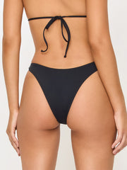 L*Space Donnie Bottom Bitsy in Black, view 2, click to see full size