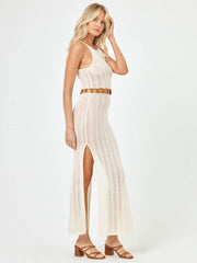 L*Space Falling For You Dress In Tapioca, view 3, click to see full size