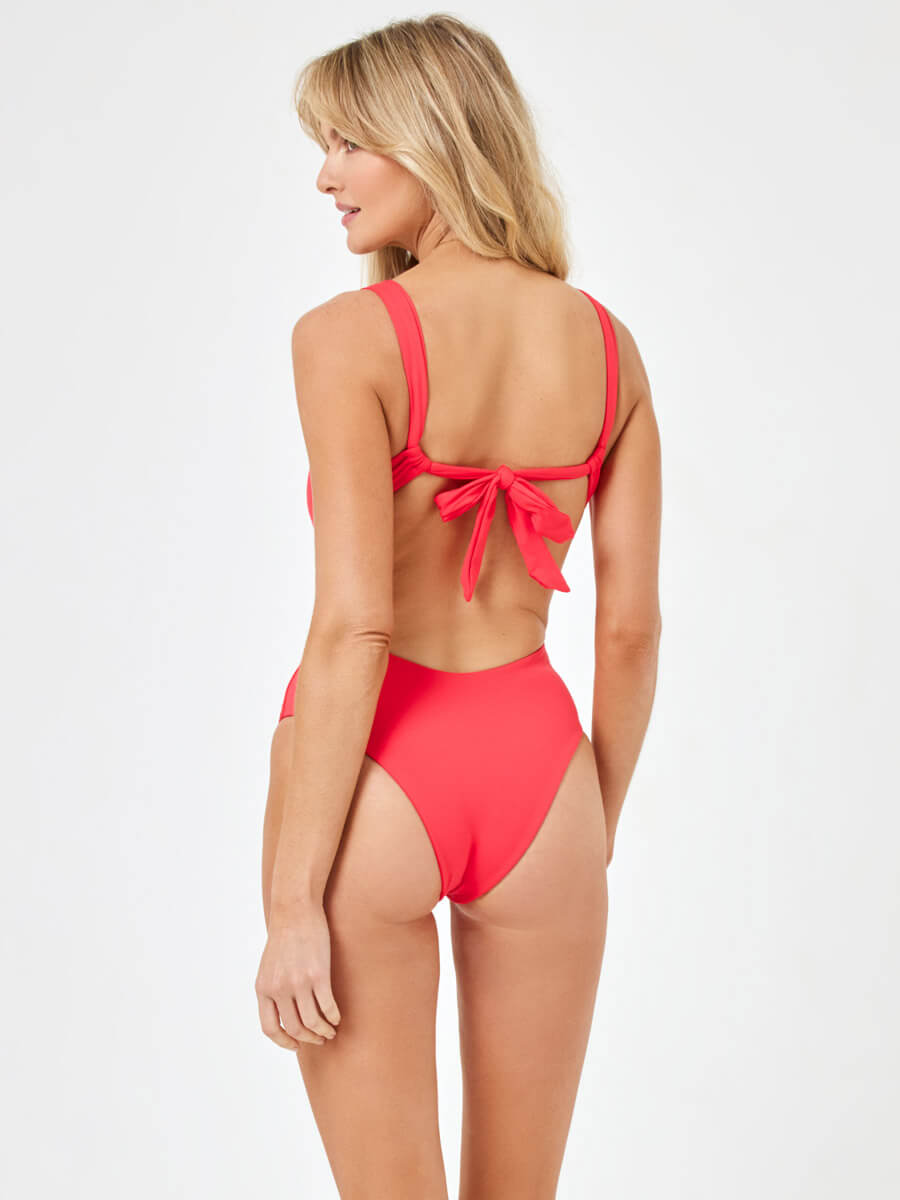 L*Space Kendal One Piece Classic In Hot Cherry