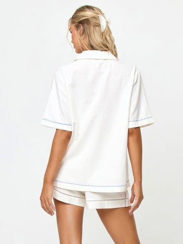 L*Space La Mer Shirt in Cream