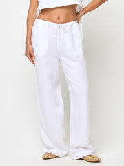 Nina Pant in White, view 1, click to see full size