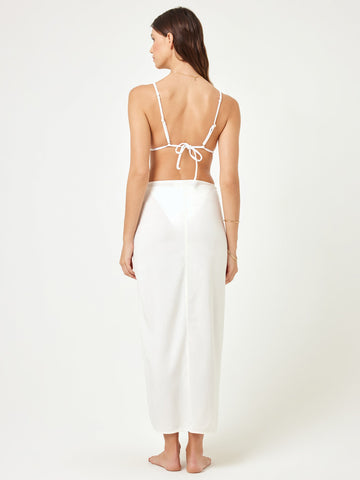 L*Space Portella Sarong in Cream