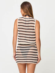 Sander Top in Isle Stripe, view 2, click to see full size