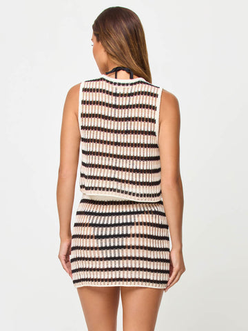 Sander Skirt in Isle Stripe