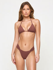 L*Space Sofia Top in Cafe, view 4, click to see full size