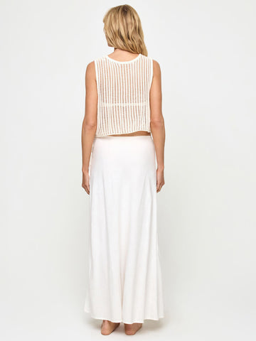 L*Space Stop and Stare Skirt in Cream