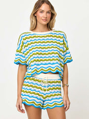 L*Space Sun Chaser Top in Island Breeze, view 4, click to see full size