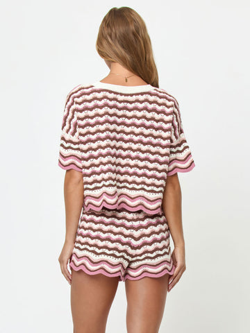 Sun Chaser Top in Neapolitan - Sandpipers