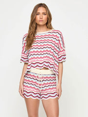 L*Space Sun Chaser Short in Sand In Hand, view 4, click to see full size