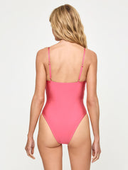 L*Space Tatum One Piece in Begonia, view 2, click to see full size