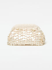 Vienna Clutch in Cream, view 1, click to see full size