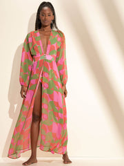 Maaji Away Kimono In Hypergeo, view 3, click to see full size