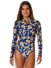 Maaji Cardi One Piece Surfsuit in Cobalt Blue, view 1, click to see full size