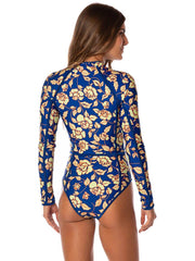 Maaji Cardi One Piece Surfsuit in Cobalt Blue, view 2, click to see full size