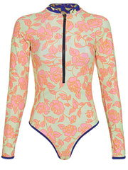 Maaji Cardi One Piece Surfsuit in Cobalt Blue, view 4, click to see full size
