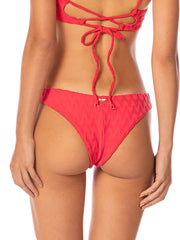 Maaji Sublimity Bottom in Apple Red, view 2, click to see full size