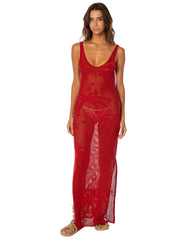 Maaji Nougath Dress in Flame Coral, view 1, click to see full size