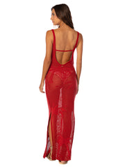 Maaji Nougath Dress in Flame Coral, view 2, click to see full size