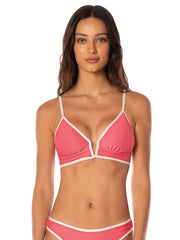 Maaji Parade Top in Coral Ripple, view 1, click to see full size