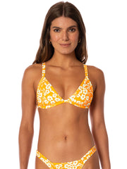 Rewind Bikini Top in Marigold Whisper, view 1, click to see full size