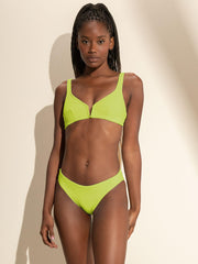 Maaji Victory Wire Bralette In Mellow Green, view 3, click to see full size
