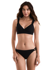 Mimi Flamingo Emory Bra in Black, view 4, click to see full size