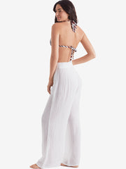 Mimi Flamingo Vista Pant in White, view 2, click to see full size