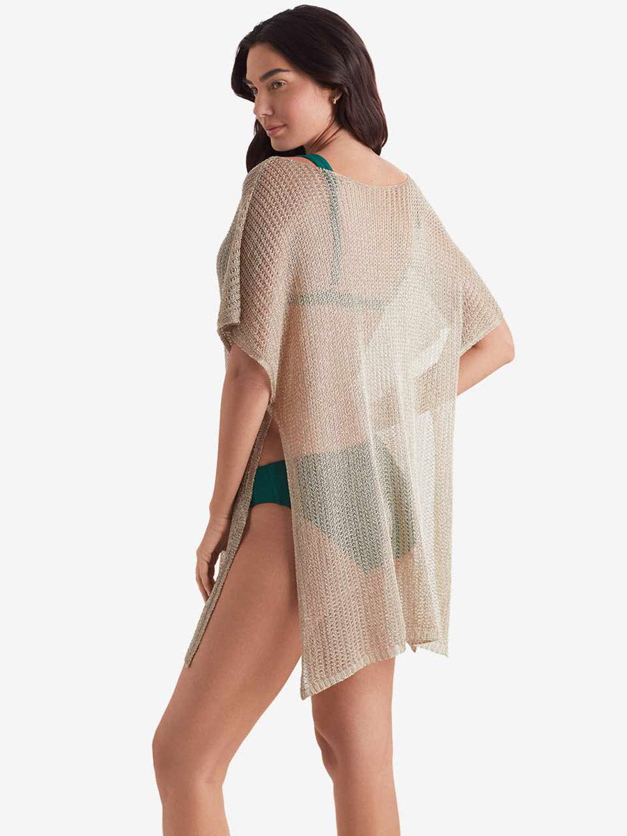 Mimi Flamingo Lagoon Tunic in Gold