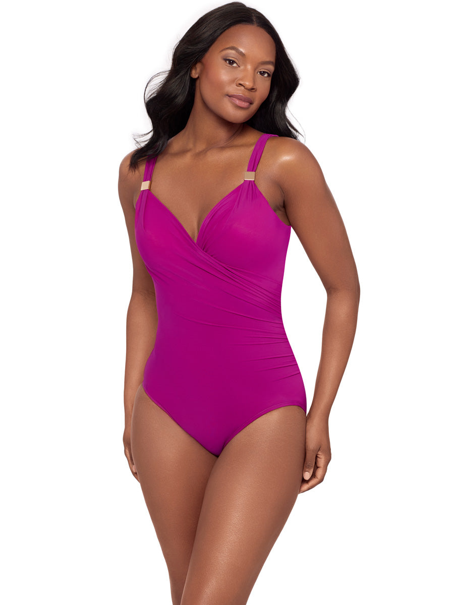 Miraclesuit Razzle Dazzle Siren One Piece In Framboise Pink