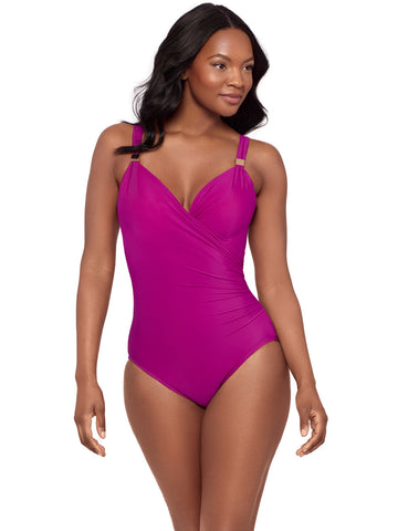 Miraclesuit Razzle Dazzle Siren One Piece In Framboise Pink