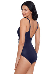 Miraclesuit Network Madero One Piece In Midnght Blue, view 3, click to see full size