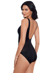 Miraclesuit Must Have Escape One Piece In Black, view 3, click to see full size