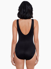 Miraclesuit Illusionist DD Palma One Piece In Black, view 2, click to see full size