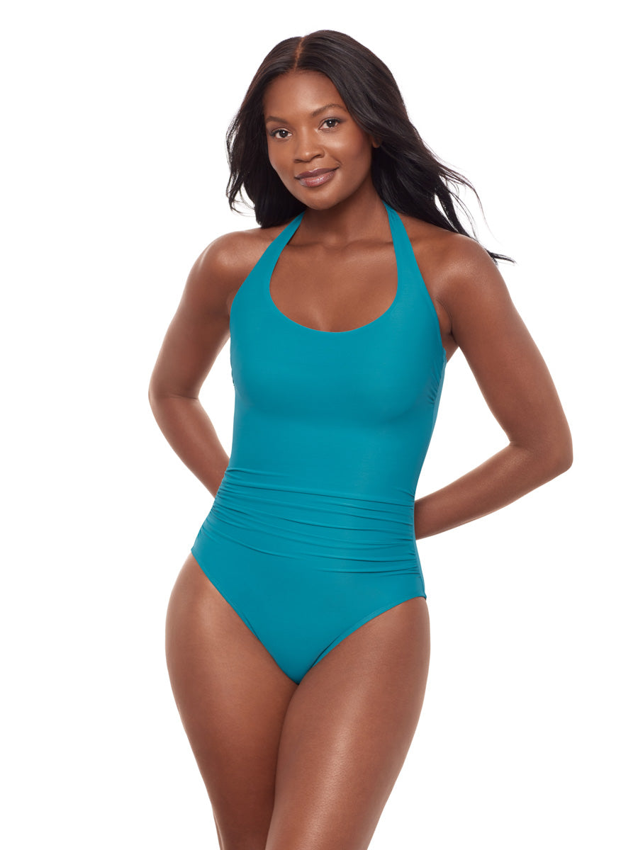 Miraclesuit Rock Solid Utopia One Piece In Maldives Blue