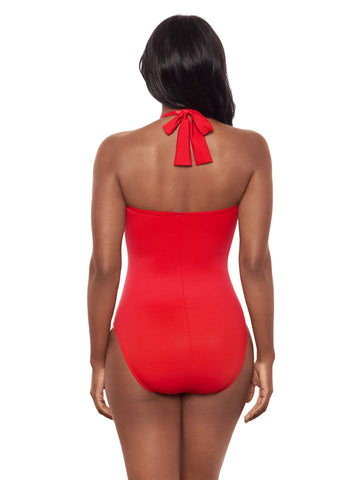 Miraclesuit Rock Solid Utopia One Piece In Poppy