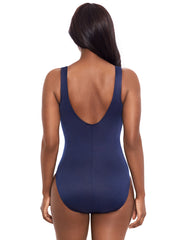 Miraclesuit Rock Solid Avra One Piece In Midnight Blue, view 2, click to see full size