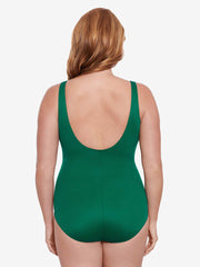 Miraclesuit Womens Oceanus One Piece In Malachite, view 2, click to see full size
