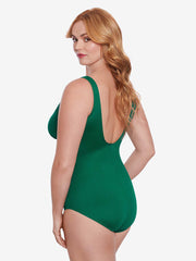 Miraclesuit Womens Oceanus One Piece In Malachite, view 3, click to see full size