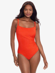 Miraclesuit Rock Solid Starr One Piece Underwire In Arancio, view 1, click to see full size